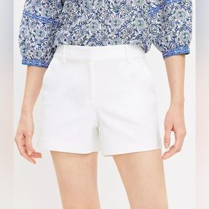 LOFT Shorts Size 6 White- The Rivera Short